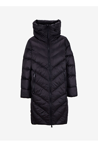 Discovery Expedition D5WL-MNT3504 Siyah Standart Düz Kadın Kaban