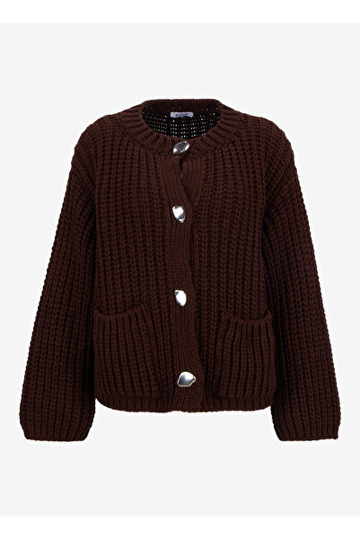 Mustang Kahve Kadın Hırka M5WL-HRK1705