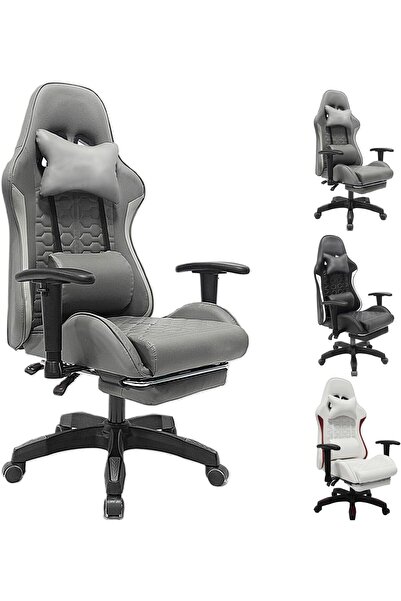 Gogoya كرسي ألعاب ومكتب - مساند ذراع ثلاثية الأبعاد، ظهر متكئ مع دعم قطني، جل...