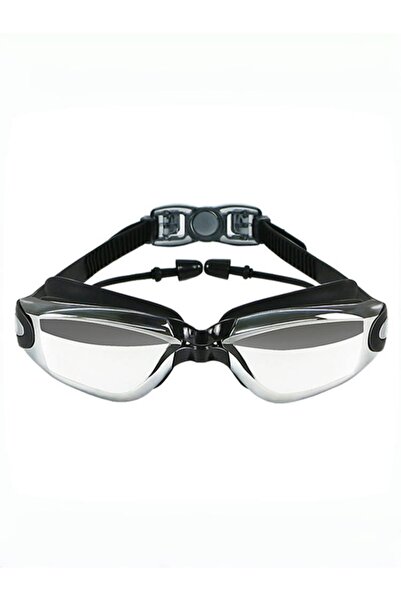 Generic Swimming four-piece set HD anti-fog swimming goggles, swimming cap, nose clip and earplugs