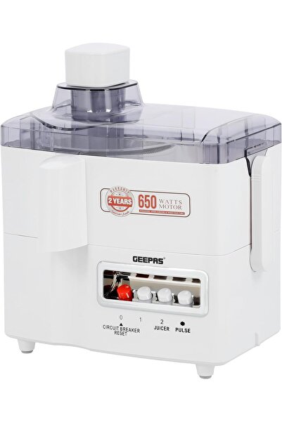 Geepas 4-in-1 Food Processor, 650W, 1.8L, White