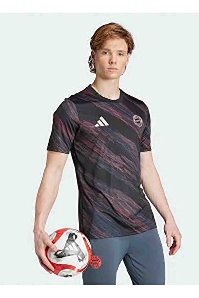 adidas Jn5630 Fcb Preshi Black Slim Fit Men's Jersey