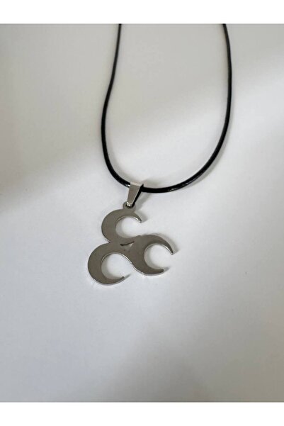 Herşey Nota 3 Hilal Kolye – Unisex 60 cm Chain, Symbol of Power and Unity