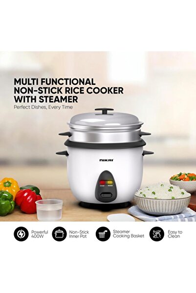 Nikai Non-Stick Teflon Rice Cooker 400W - NR701A
