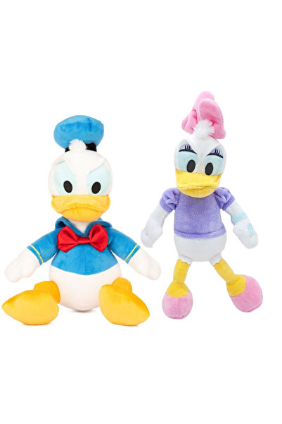 Disney Donald & Daisy Duck Plush Set 20 Cm with Sound, Cheerful Childhood Friends