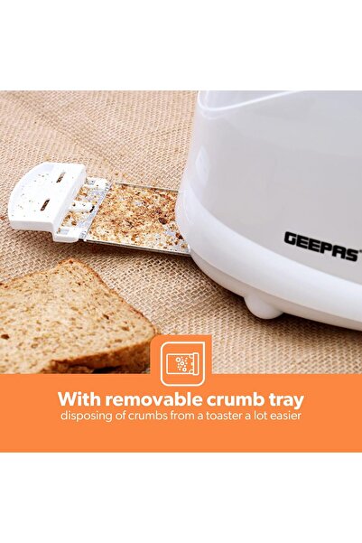 Geepas 4-Slice Toaster, 6-Level Toast Control, Multi-Material, Model GBT9895