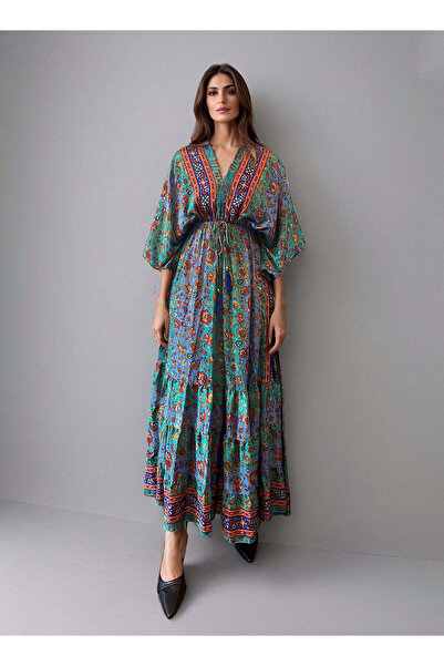 ECSTACY COUTURE فستان مطبوع