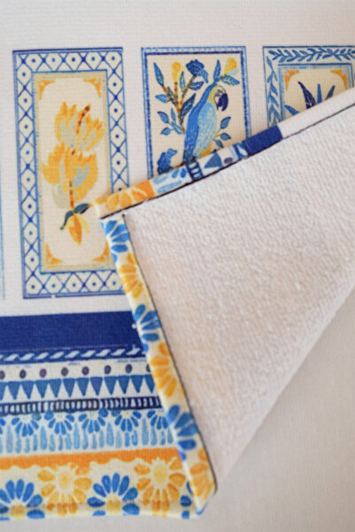 aymira home Decorative Kitchen Cotton Oven Towel Special Patterned Ethnic Model 35X50 cm Washable