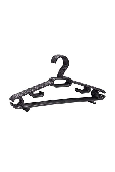 ROYALFORD 6Pcs Trendy Clothes Hanger 39.5x18 cm Anti-Skid Premium Plastic (Assorted)
