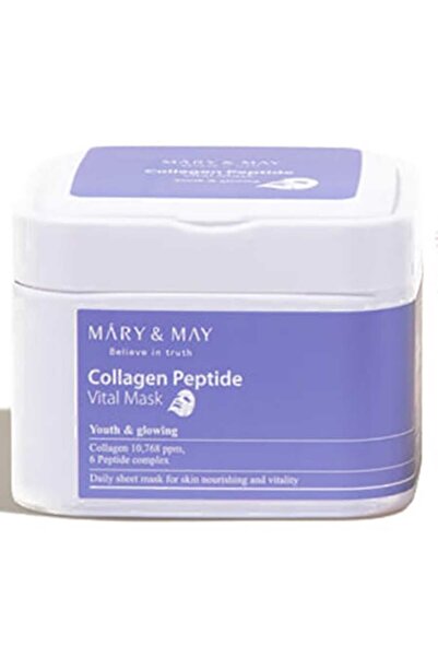 SOME BY ME Collagen Peptide Sheet Mask [30 pcs], 400ml, Mary and May