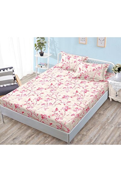 Casa de Vis Cearșaf cu elastic + 2 fețe de pernă, 180/200, Online, HJ-75