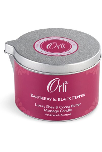 Orli شمعة تدليك برائحة التوت والفلفل الأسود 60 جرام