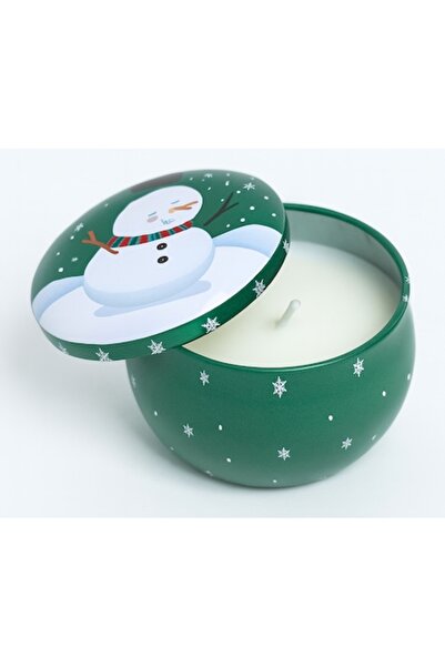 OEM Lumânare parfumată decorativă de Crăciun în cutie metalică cu capac, mode...