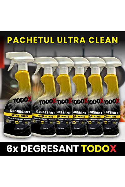 TODOX Promo Package 3x Universal Degreaser 500ml, for burns and difficult stains