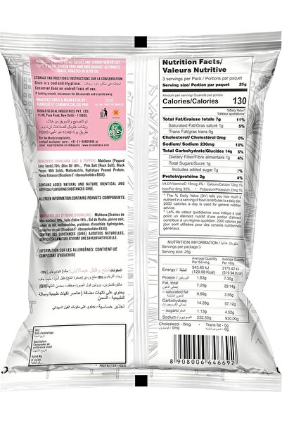 GENERIC4 Mr Makhana Himalayan Salt & Pepper 75g