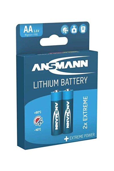 ANSMANN بطاريتان ليثيوم AA فائقة الجودة