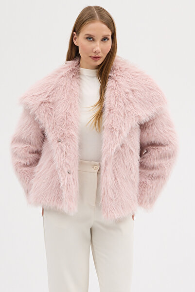 LEBOLLE Kadın Premium Yakalı Suni