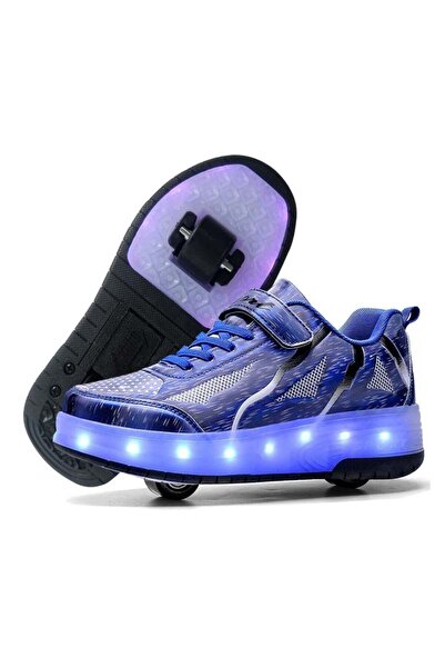 Arabest Kid Roller Skates with LED Lights, Shiny Skate Shoes for Boys & Girls
