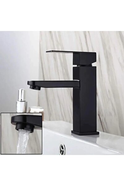 Alessandro DESIGN Μαύρη βρύση νεροχύτη από ανοξείδωτο ατσάλι