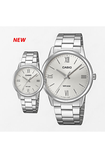 Casio MTP/LTP-1303DD-7A - Genuine Casio Men's and Women's Stainless Steel Watch with Elegant Silver Design