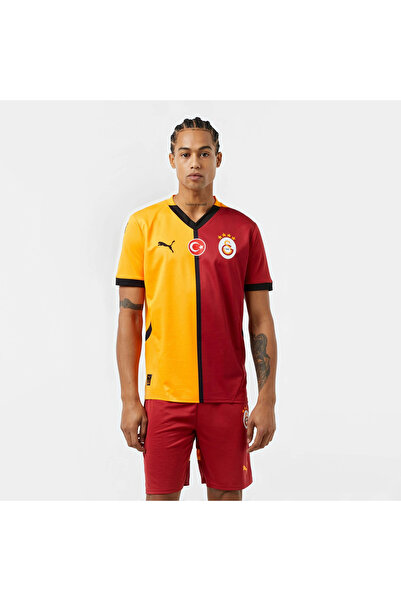 Puma 779650-01 Galatasaray 24/25 Erkek İç Saha Parçalı Forma Sarı-Kırmızı