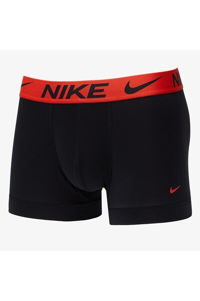Nike Dri Fit Ultra Stretch 3 Pack Micro 3 lü Paket Kısa Boxer Siyah Kırmızı Beyaz
