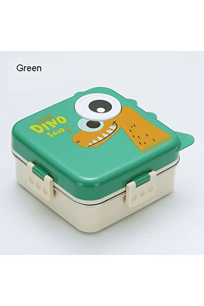 Mobcos Stainless Steel Lunch Containers 3 Compartments Lunch Box with Bowl Bento Box for Adult Kids