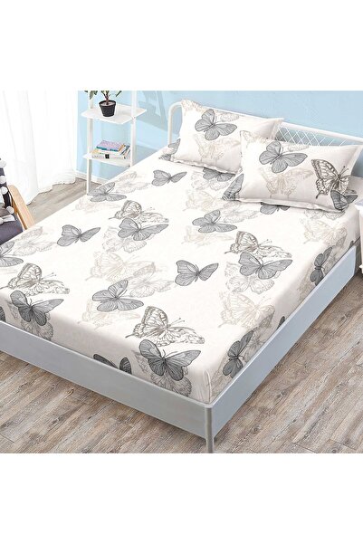 Casa de Vis Bed sheet with elastic + 2 pillowcases, 180/200, Casa de Vis, HG-278