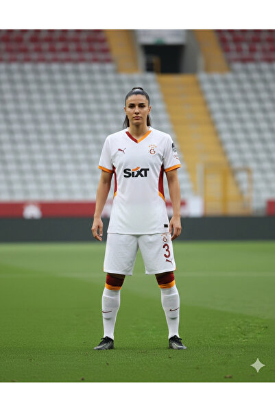 Puma 779657-02 Galatasaray 24/25 Kadın Deplasman Forması Beyaz