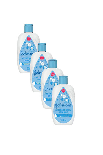KMS HOME Johnson's Baby Morning Dew Bebe Kolonyası 100 ml X 4 Adet