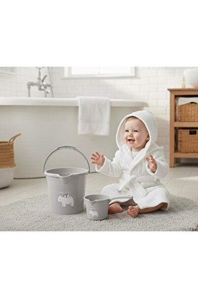 Babyjem Kova & Maşrapa Set Mat Gri