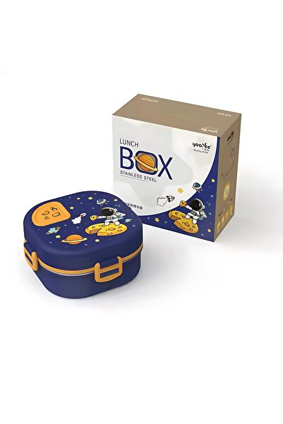 Mobcos Stainless Steel Lunch Containers 3 Compartments Lunch Box with Bowl Bento Box for Adult Kids