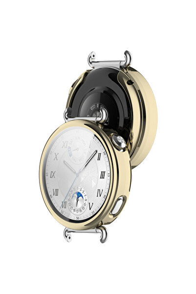 İncisoft Huawei Watch GT6 41mm Uyumlu Kasa Ve Ekran Koruyucu 360 Tam Koruma Kılıf Kapak