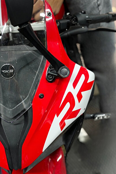 Banxtre SRK 125 Kafa Grenajı için Uyumlu Beyaz Renk RR Sticker Etiket