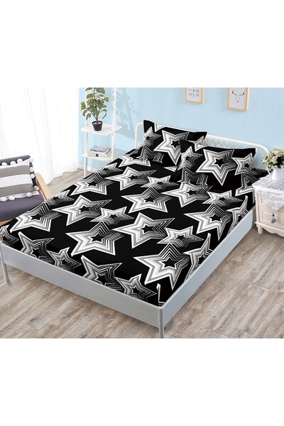 Casa de Vis Bed sheet with elastic + 2 pillowcases, 180/200, Casa de Vis, HG-290