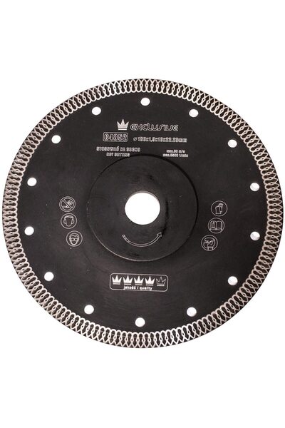 richmann exclusive Thin turbo diamond blade, ceramic tiles, wet and dry cutting, 180 mm,