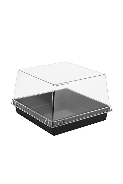 dipack Kare Pasta Kabı Seti 12x12x8 cm - 50 Adet