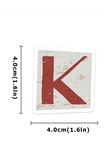 Generic 52-Pcs Self-Adhesive Letter Stickers - For Crafts, Journaling, Scrapbooks, Wall Decor