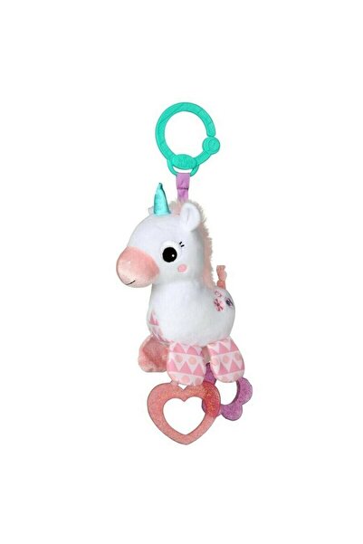 Bright Starts Teething toy, Bright Starts, Sparkle & Shine, With rattle and ring, 0 months+, Pink