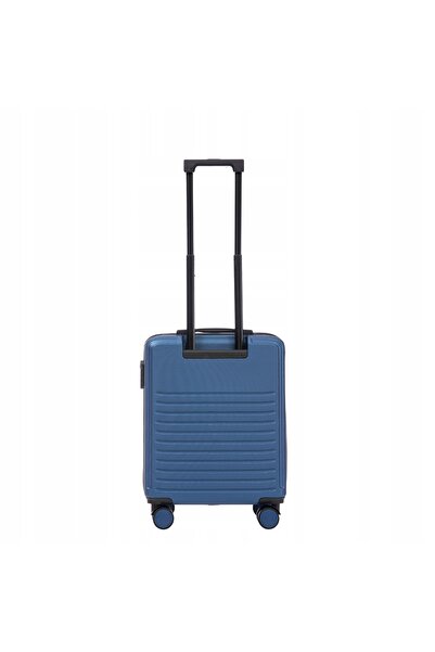 WINGS BRAND Valiză de cabină WINGS COOT 20" albastră - ABS, 4 roți, încuietoare TSA