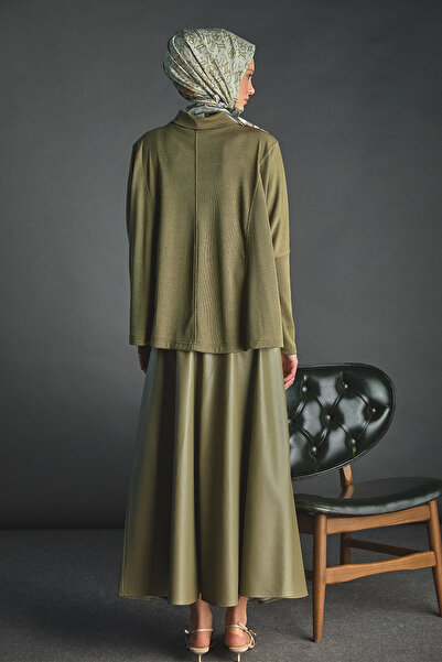 Setrms Suni Deri Garnili İkili Takım