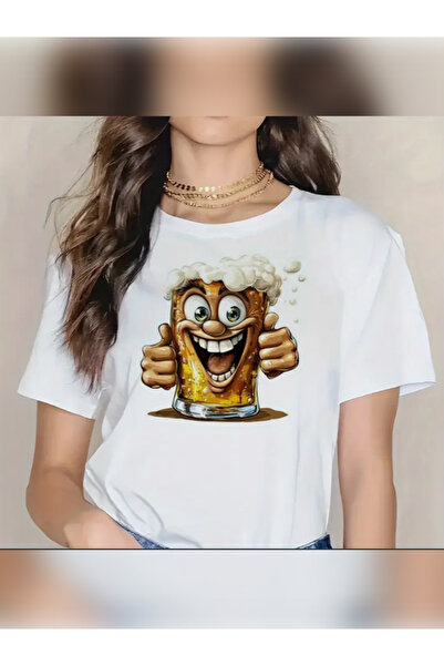 TİMİSİVA Tricou unisex supradimensionat BIRLAS B cu imprimeu % bumbac 100% u ...