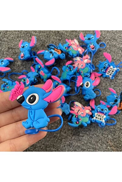 Store Termos Pipet Koruyucu 2 Adet Stitch Pipet Koruyucu Silikon Pipet Kılıfı Pipet Tıpası