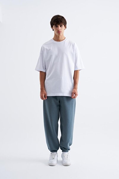 Machinist Ανδρικό Φούτερ Relaxed Jogger Basic ΝΕΟ BLUE SMOKE