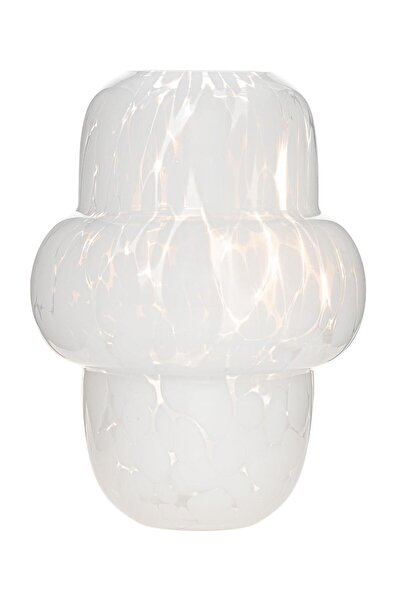 The Mia Blanco Cam Vazo 19x27 cm