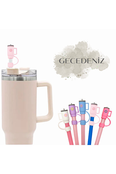 GECEDENİZ Thermos Compatible Straw Stopper Powder