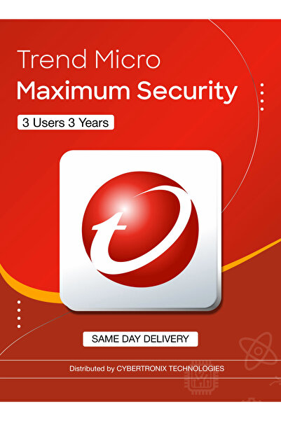 TREND MICRO Maximum Security | 3 Users 3 Years | Digital License | SAME DAY DELIVERY