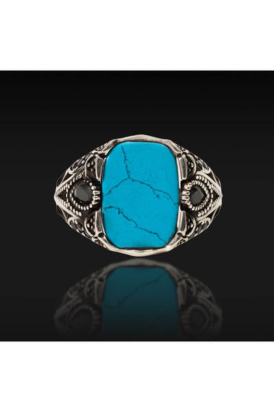 Umut silver DAMLA TAŞLI ERKEK YÜZÜĞÜ