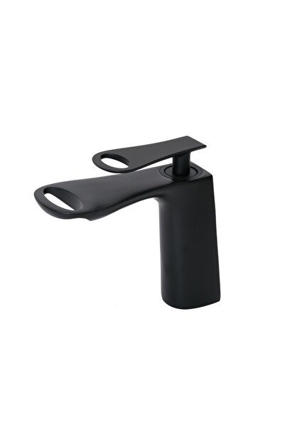 Trendy's Baterie lavoar, TRENDY S, montare chiuveta baie ,negru mat