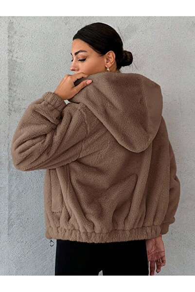 COOLHILL Γυναικείο βελούδινο μπουφάν με κουκούλα Briar